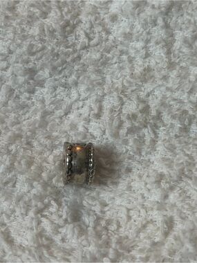 Pandora Beaded Edge Beveled Clip Charm